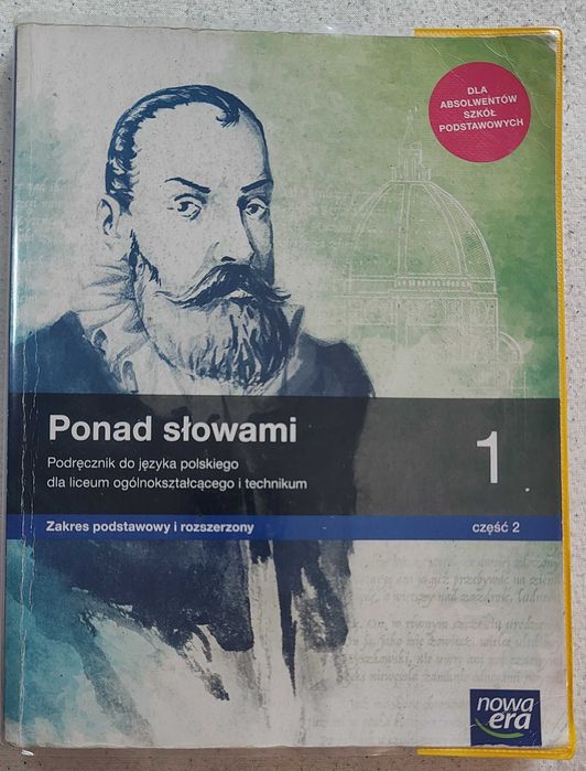 Ponad słowami 1 cz.2 zakres podstawowy i rozszerzony NOWA ERA