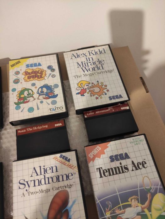 [Dostawa 0zł] Paczka GIER SEGA Bubble Bobble / Alex Kidd / Golden Axe / Sonic the Hedgehog