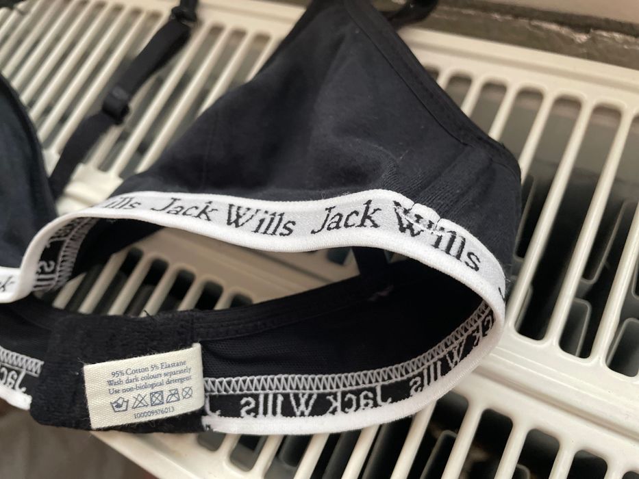 Jack Wills оригінал бюстгальтер бра чорний  ліфчик стильний secret