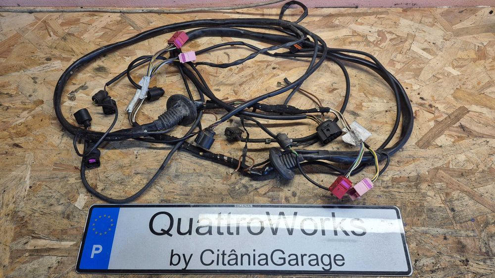 Cablagem Óticas Faróis Audi A4 B5 8D Facelift Original Completa