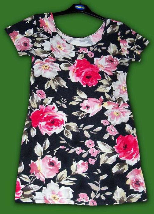 Okazja. Paka letnich tunik i topów floral S na gorące dni lata