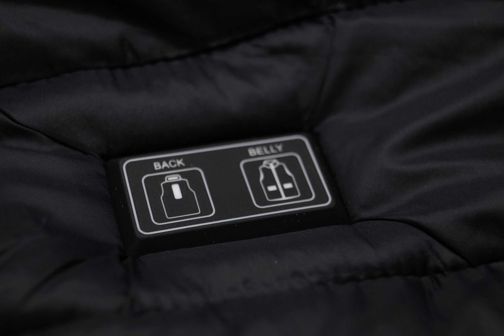 Heaed West Kamizelka grzana czarna M + powerbank 6000mAh USB