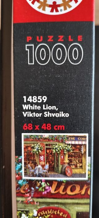 Puzzle 1000 peças White Lion
