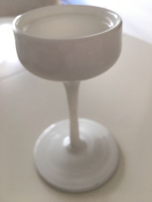 Candelabro branco para velas