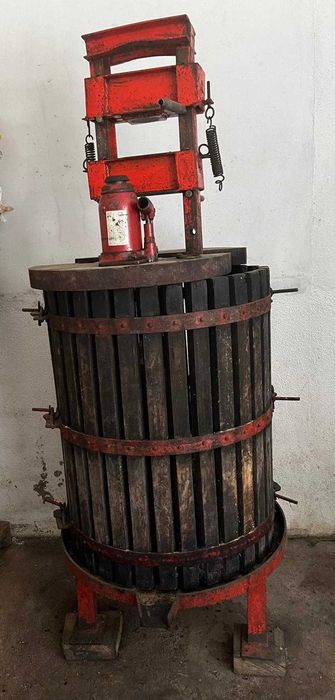 Prensa de vinho com macaco hidráulico 10t