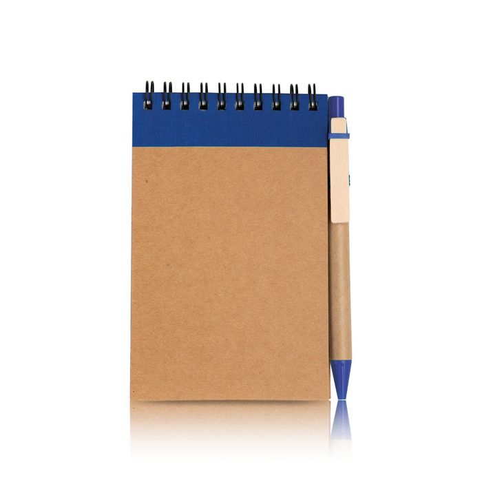 Bloco de Notas A6 Personalizável – 140 Folhas + Esferográfica