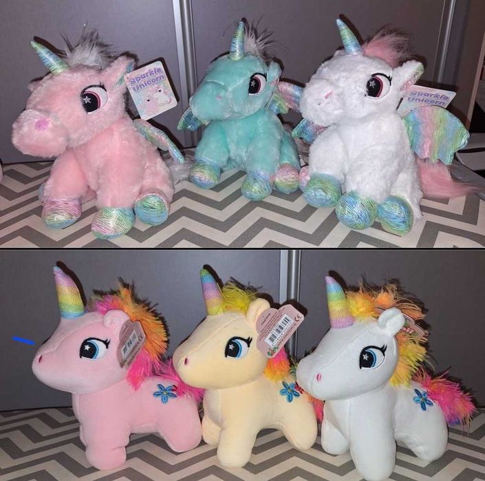 Peluches Unicórnios