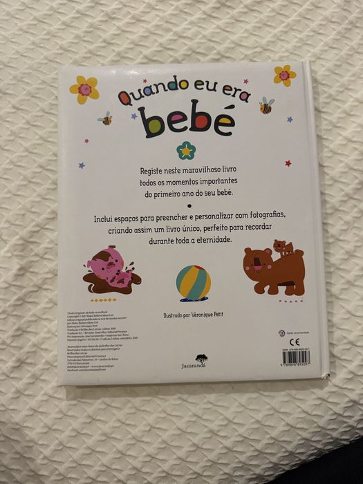 Livro Registo de Momentos Bebé