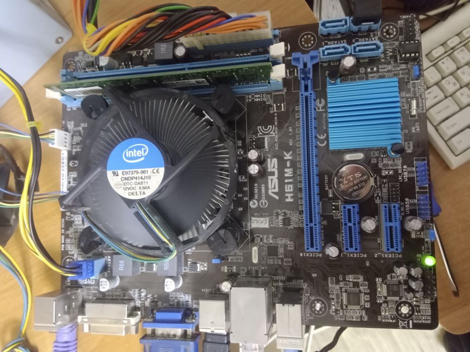 Продам комплект на 1155сокете.