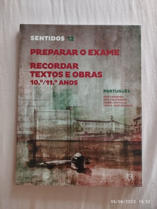 Livro de preparação para exame Português