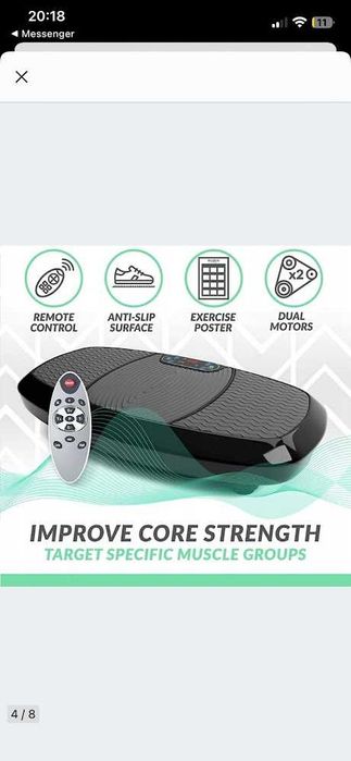 Płyta wibracyjna bluefin fitness