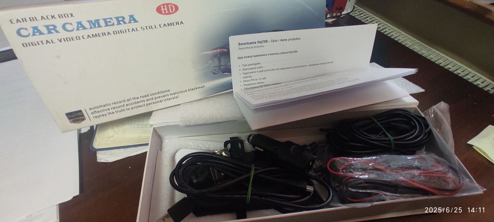 Kamera samochodowa cofania HSJ700 10' FHD SMARTCAMS