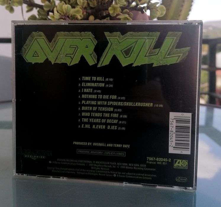 OVER KILL - The Years of Decay (Cd)