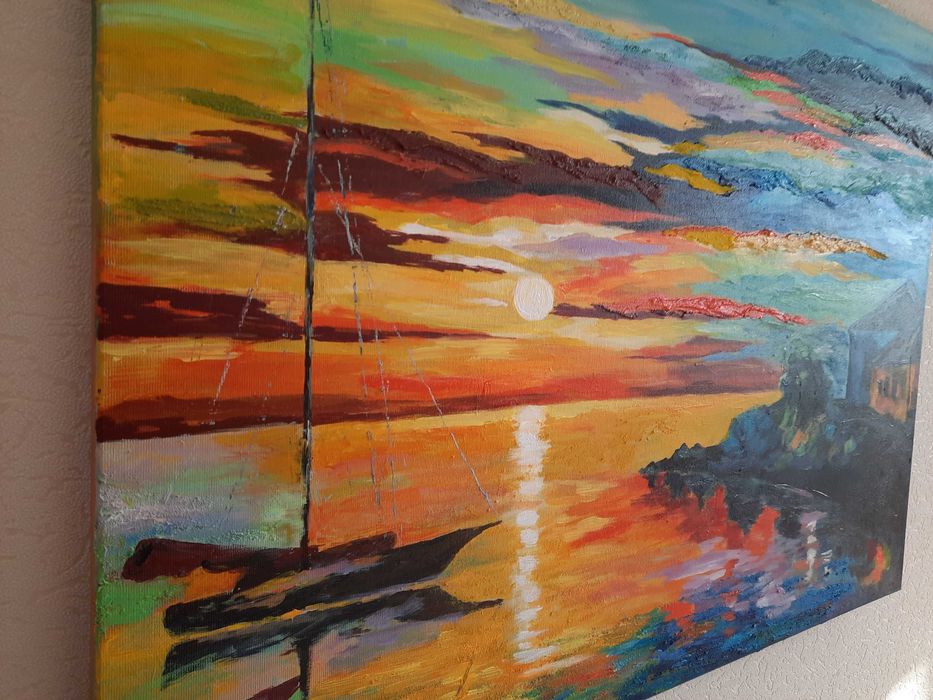 Картина. Морський пейзаж. Акрил. Ручна робота