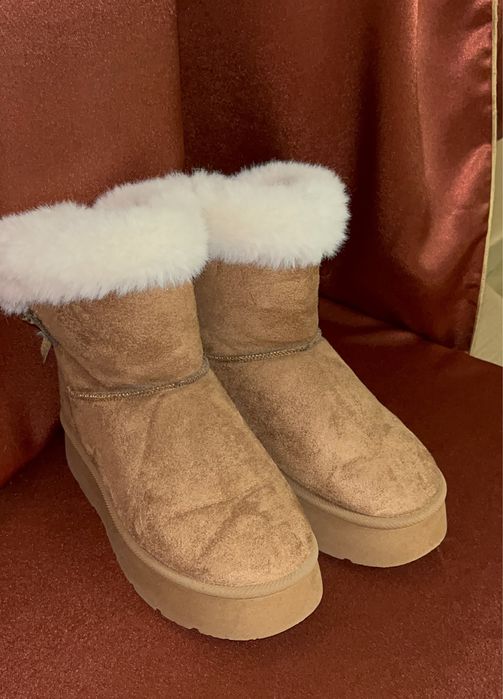 Угги женские с бантиком