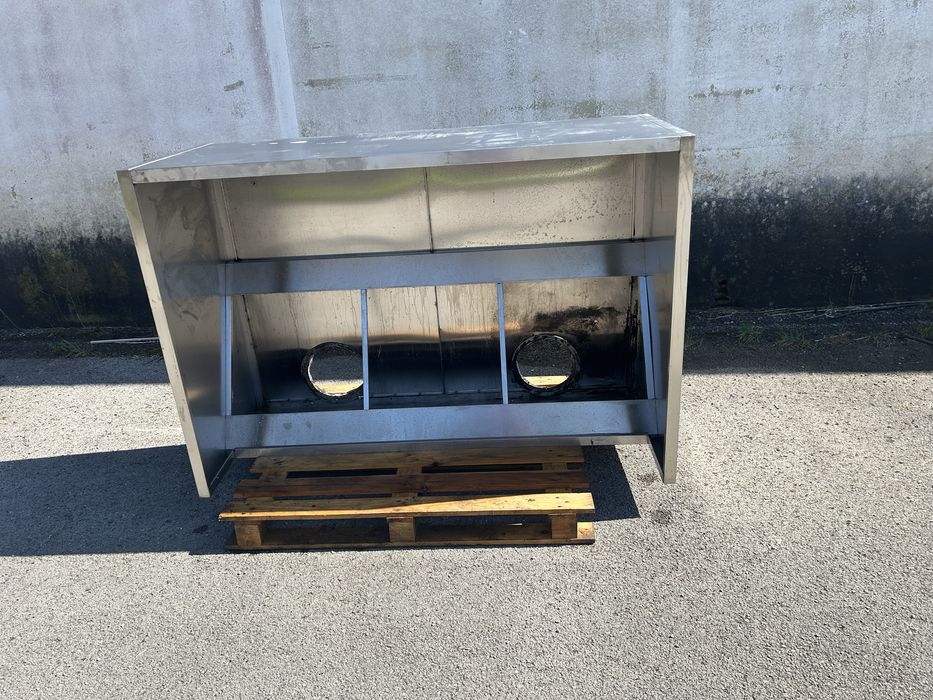 Hott em inox usada com extrator