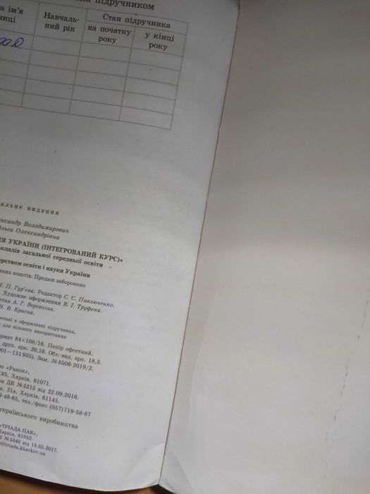 Підручник Історії 6 клас !