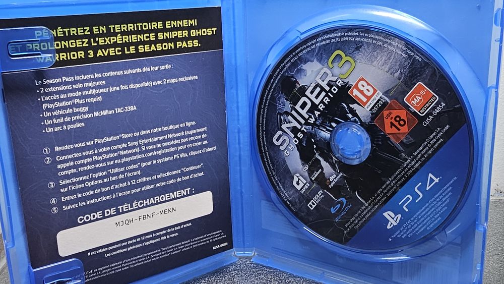 Sniper Ghost Warrior 3 PS4 PlayStation 4