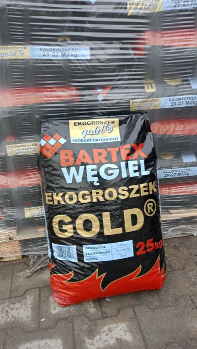 Węgiel GROSZEK Bartex GOLD kaloryczny 27-29 MJ/kg z dostawą HDS