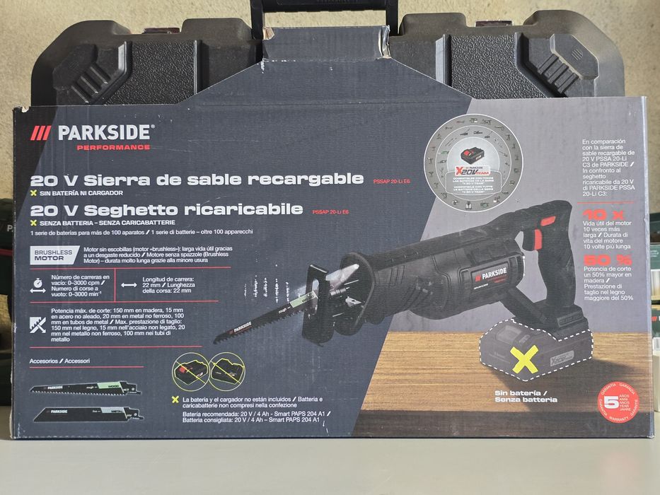 Serra sabre 20v parkside performance