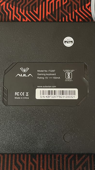 Клавіатура Aula дротова з підсвіткою! Ідеальний стан!