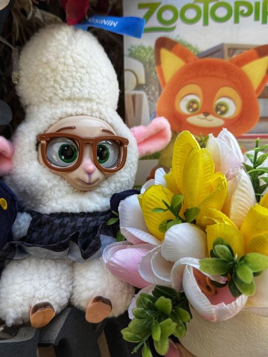 Зоотрополіс Zootopia в коробці, м'яка іграшка-брелок
