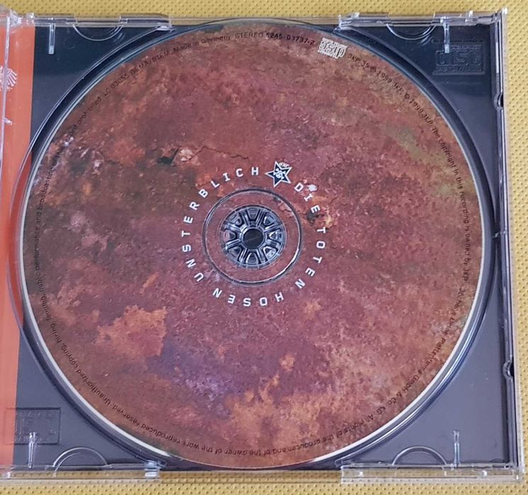 Die Toten Hosen Unsterblich CD Punk Rock