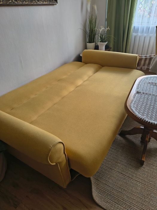 Sofa rozkładana + fotel uszak REZERWACJA