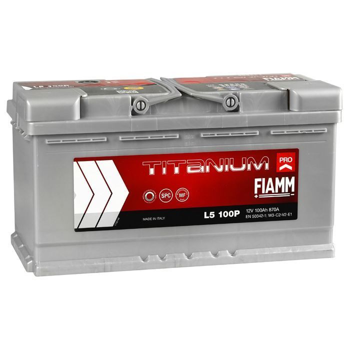 Akumulator FIAMM TITANIUM PRO 12V 100Ah 870A Prawy Plus