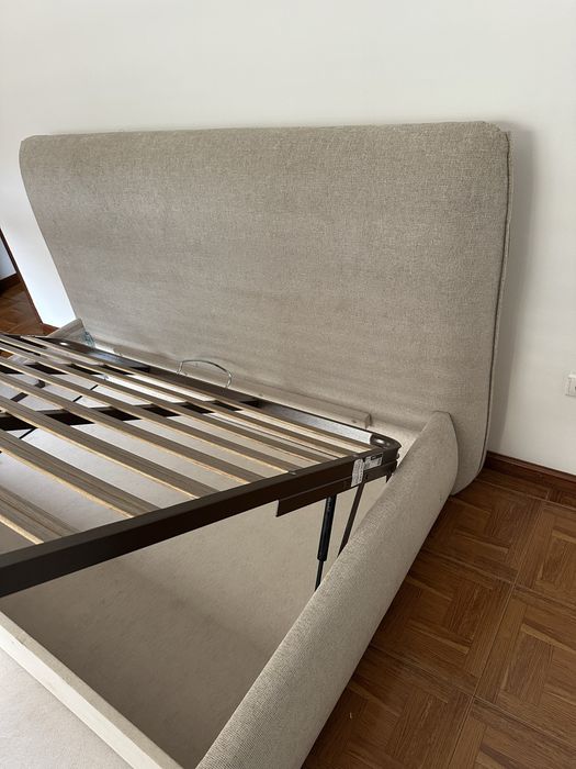 Cama de Casal - Colchao 160x200 com Estrado Elevatorio