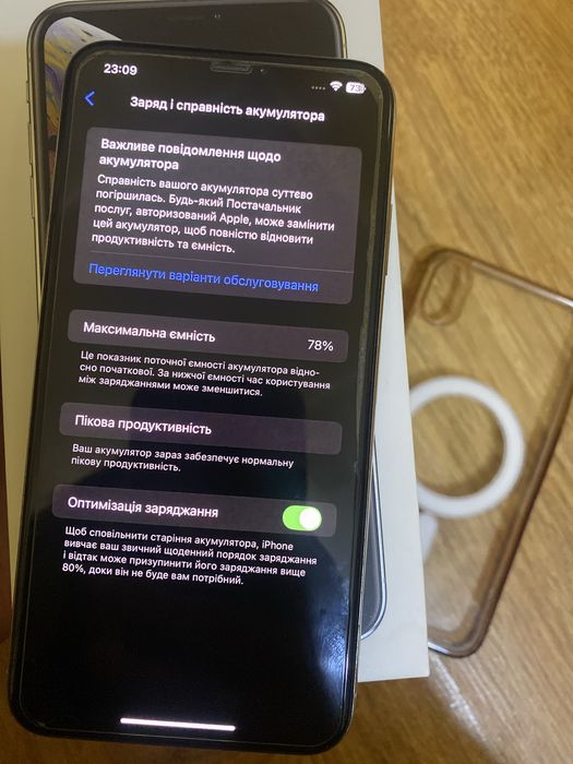 ІPhone xs max  64 gb діагональ екрану більше 6