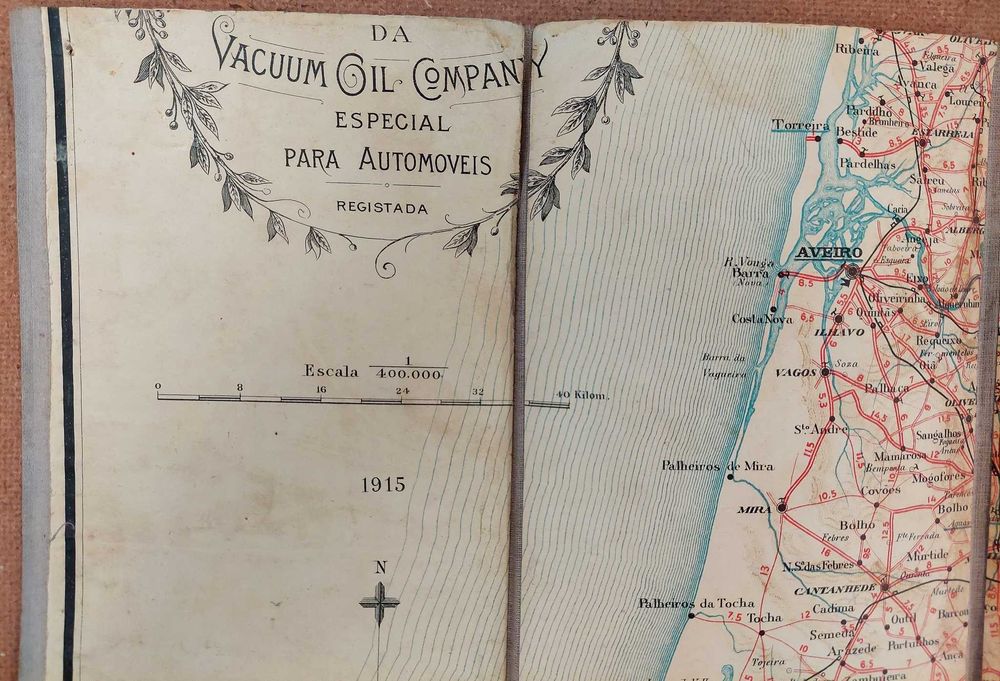 Carta Itinerária da Vacuum Oil Company