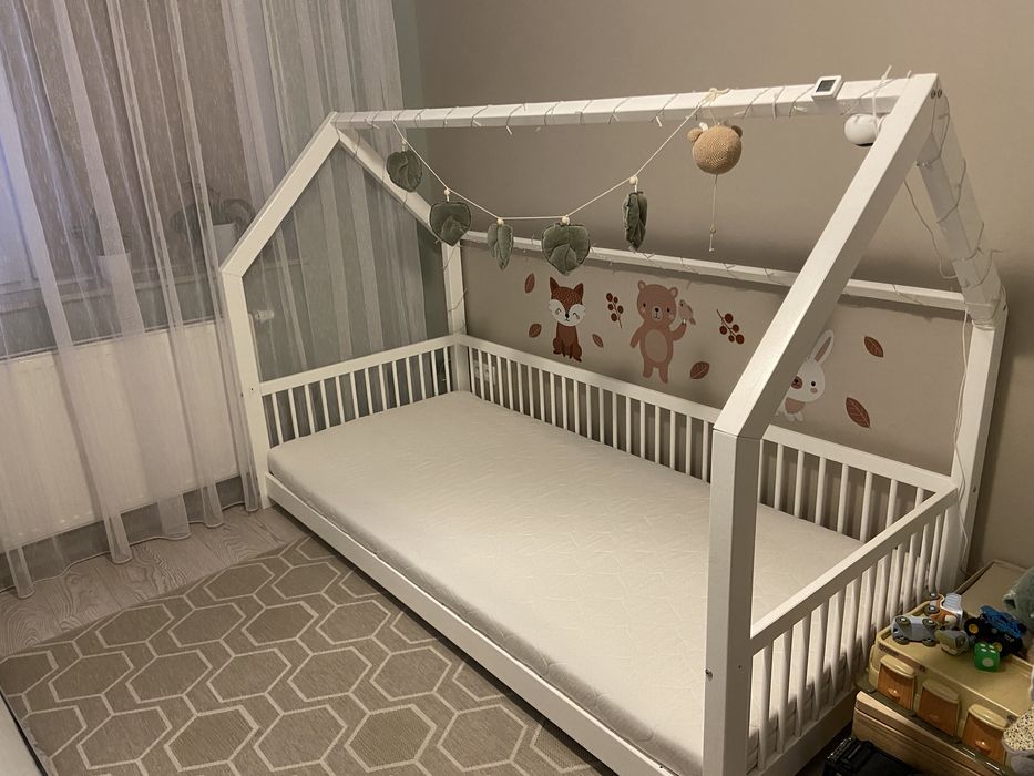 Łóżko domek Luletto Flori 200x90