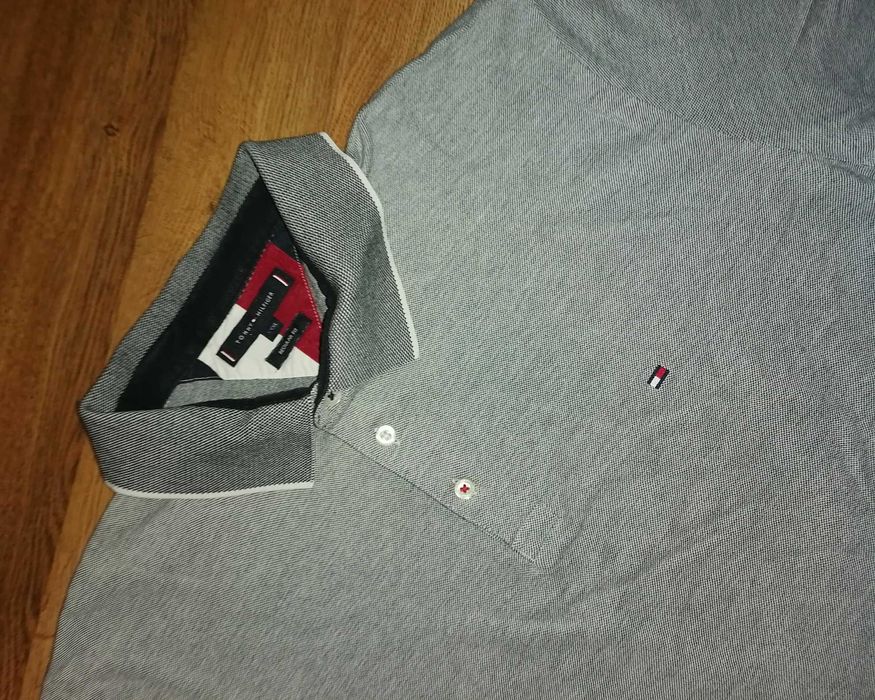 TOMMY HILFIGER świetna koszulka polo XL