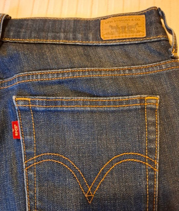 Calças / Jeans Levis Straight Leg 505 Jeans - Originais - Mulher