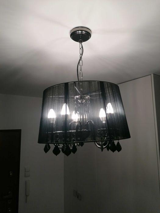Lampa Glamour czarna