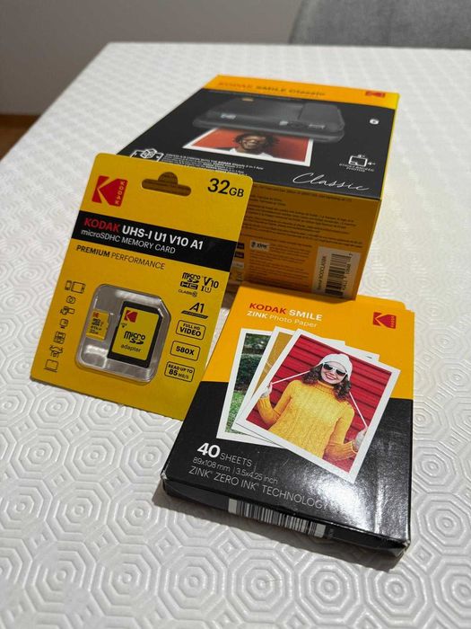 Vendo Kodak Smile Classic – Câmara com impressora, Cartão e Papel Foto