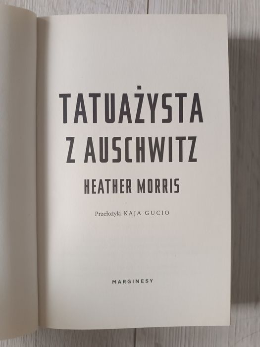 Tatuażysta z Auschwitz,Heather Morris