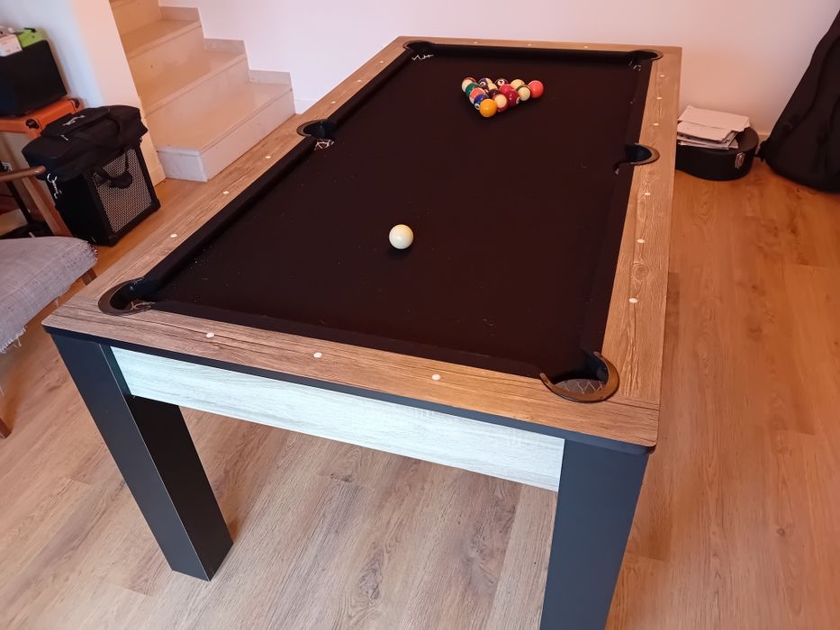 Mesa de Bilhar + Tampo de Jantar | Design Moderno | Excelente Es