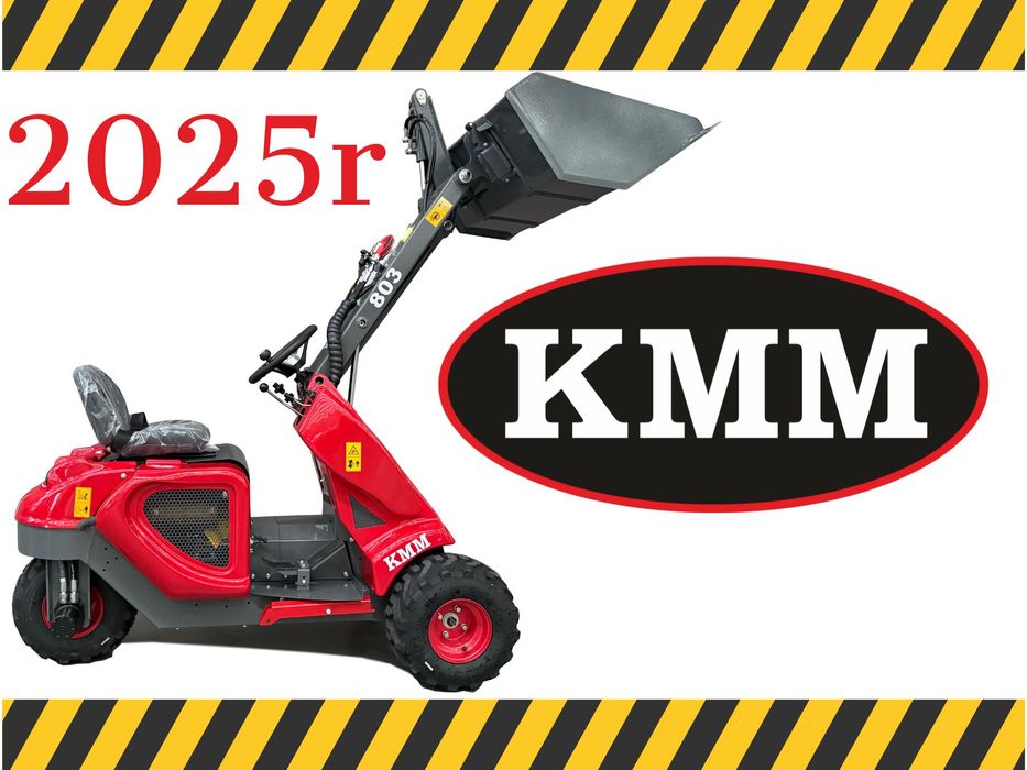 Miniładowarka ogrodnicza łyżka i widły w komplecie KMM 803 moc 20KM