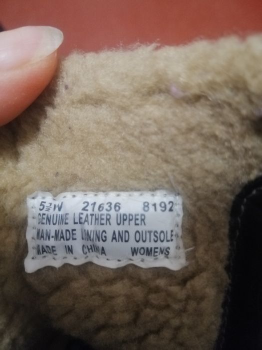 Зимові сороки натуральний замш