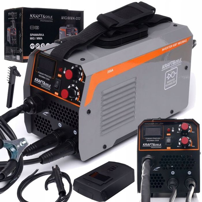 Spawarka Inwerterowa Inwertorowa Igbt Mig Mag Flux Mma Migomat 200A