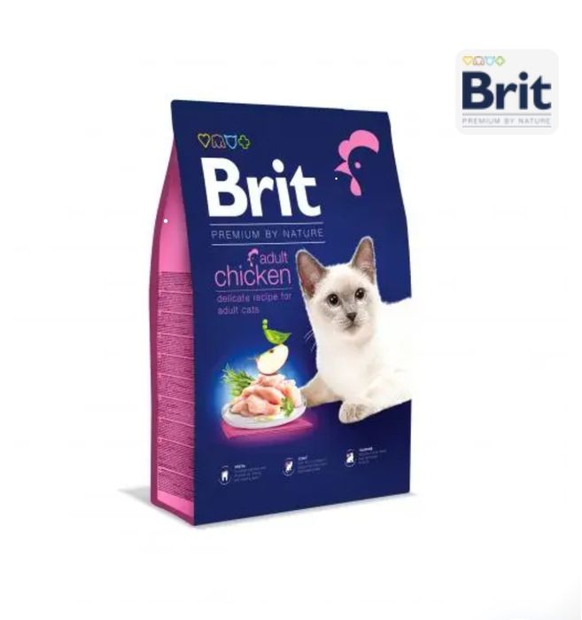 Brit Premium by Nature Cat Adult Chicken 8 kg.