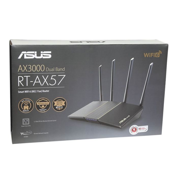 ASUS RT-AX57 (AX3000) Router WiFi 6