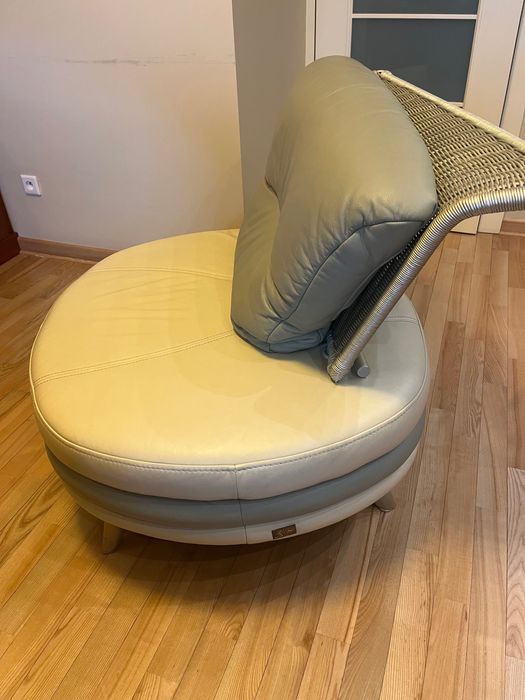 Fotel skórzany super oryginalny firmy KLER