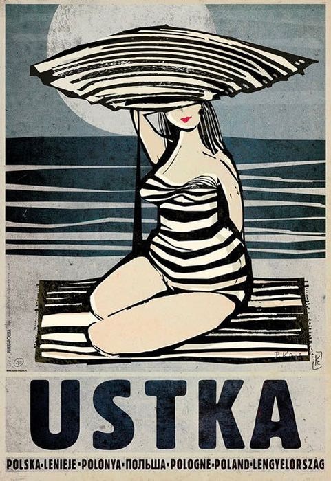 Plakat Ustka Ryszard Kaja