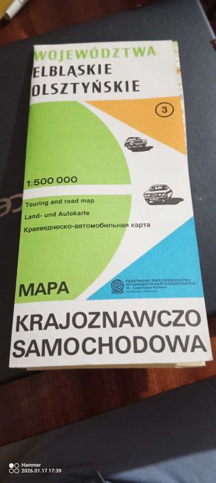mapa krajoznawczo samochodowa