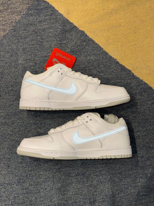 Nike Dunk Sb Low Pro Supreme White 7.5 40,5