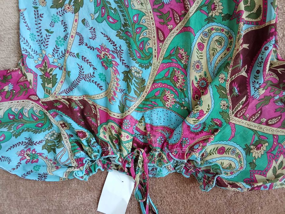 Bluzka, tunika, 100 procent SILK, jedwab, cudna