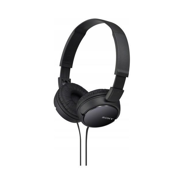 outlet słuchawki nauszne sony mdrzx110b czarny